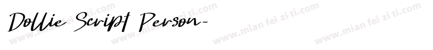 Dollie Script Person字体转换
